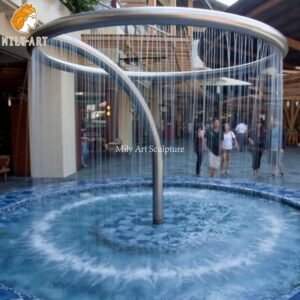 1. large metal water feature-Mily Statue