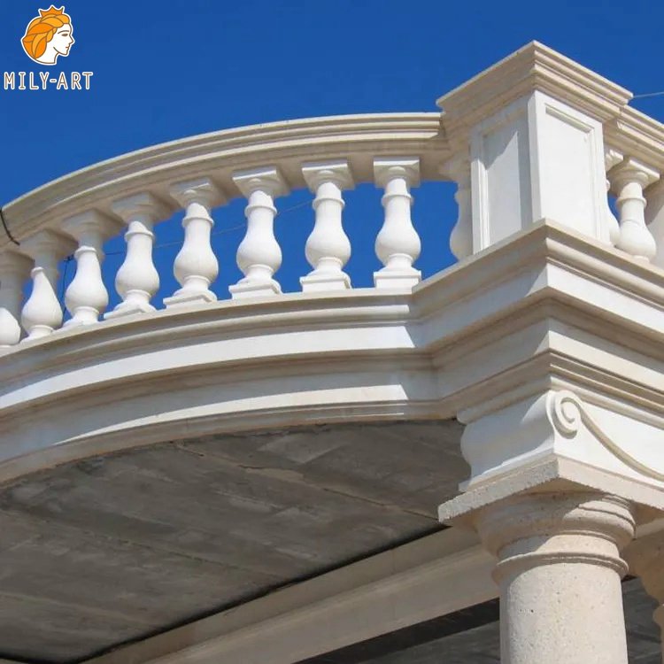 3. marble balustrade-Mily Statue