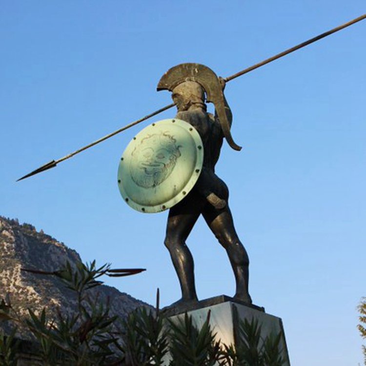 7. king leonidas sculpture mily statue