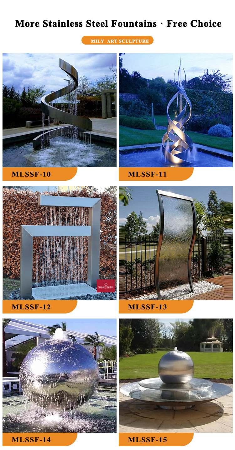 large metal water fountains for sale-Mily Statue