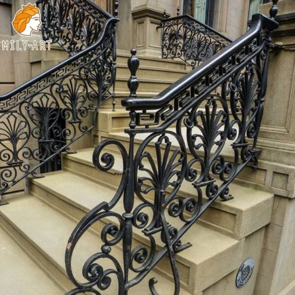 1. iron railing for indoor stairs-Mily Statue