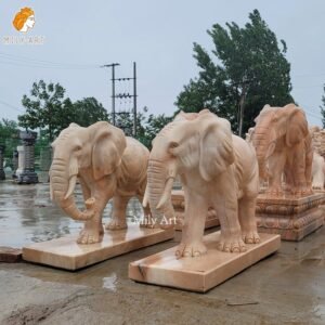 1. marble elephant statues mily statue