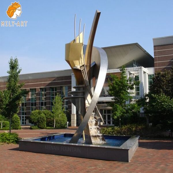 4. large metal sculpture-Mily Statue
