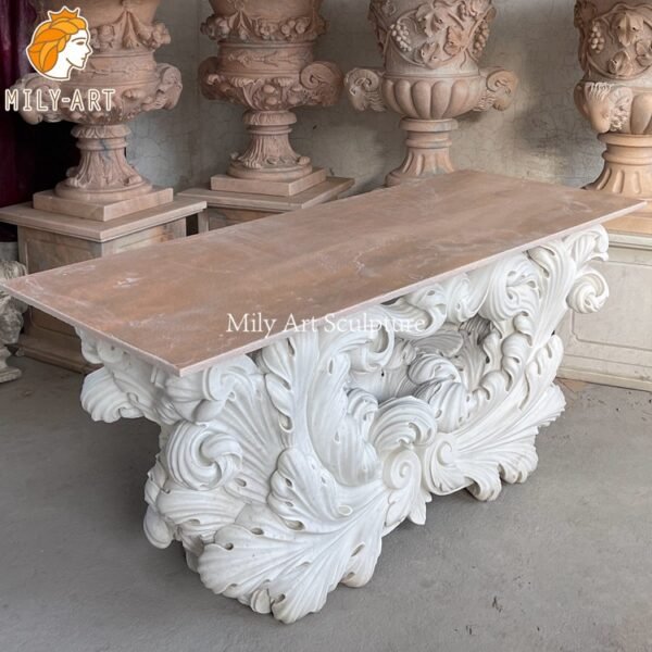 4. marble table for garden-Mily Statue