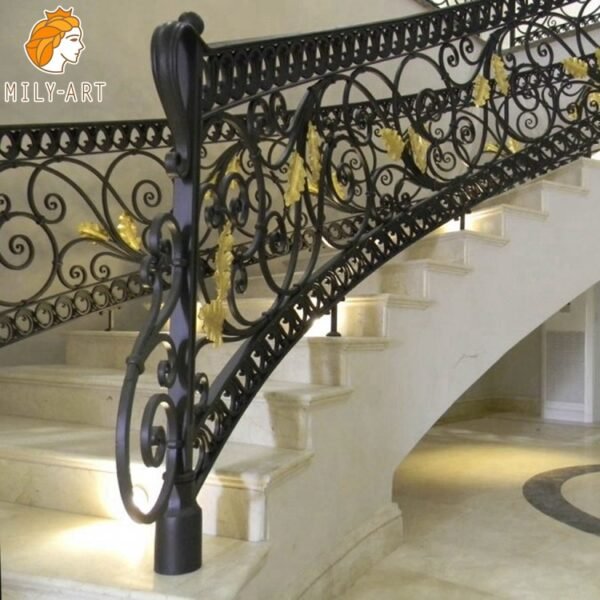 5. iron railing for indoor stairs-Mily Statue