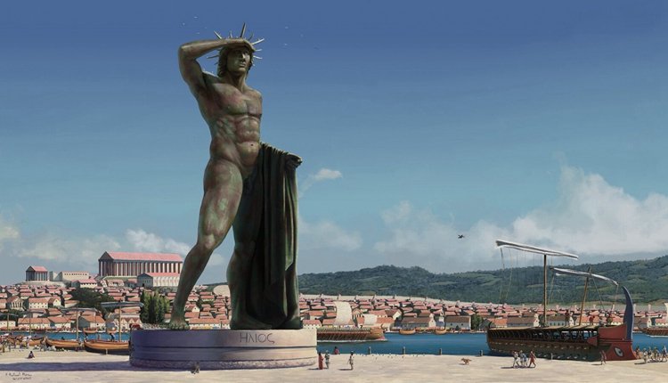 7. the colossus of rhodes
