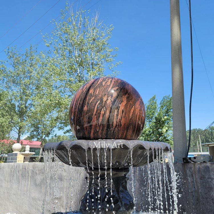 8.2. marble water ball fountain