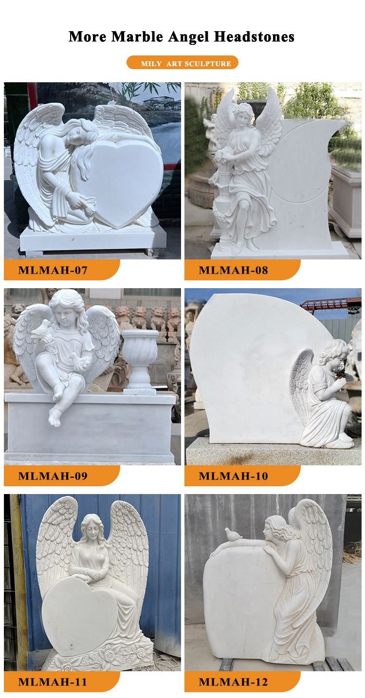 more angel tombstones designs-Mily Statue