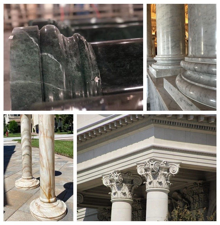 more marble choices for the marble columns for sale-Mily Statue