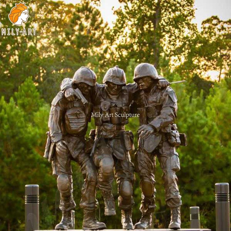 Bronze Casting Military Memorial Statues Factory Supplier - Milystatue