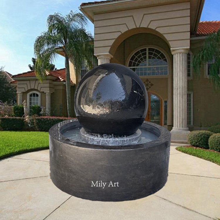 2. rolling marble ball fountain