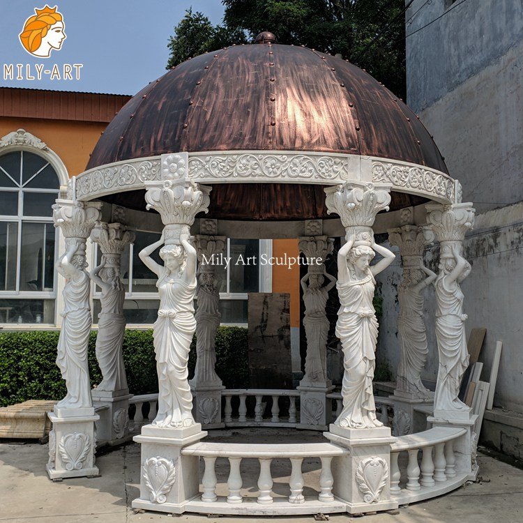 3. marble gazebo for sale-Mily Statue