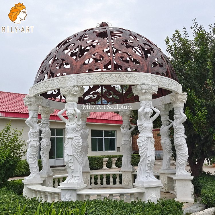 5. marble gazebo for sale-Mily Statue