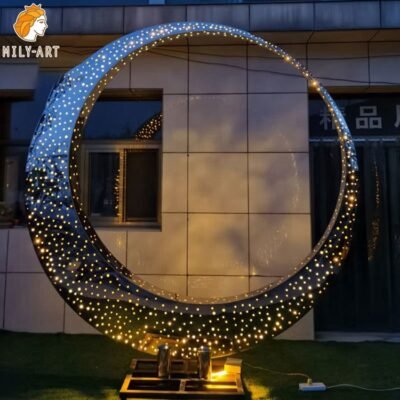 1. metal light sculpture