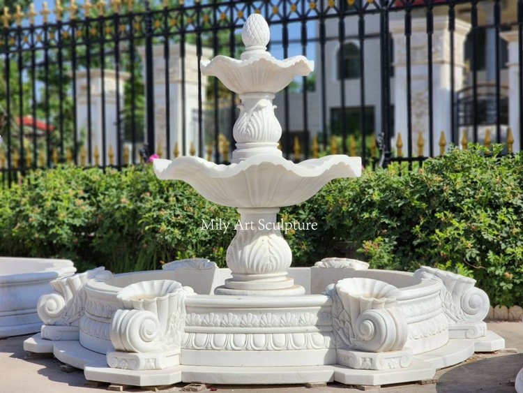 2.1. marble water fountain