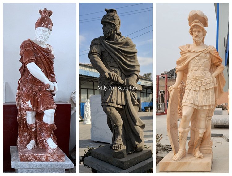 2.1. more marble materials for the Roman soldier statues