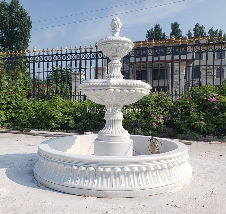 2.2. marble water fountain