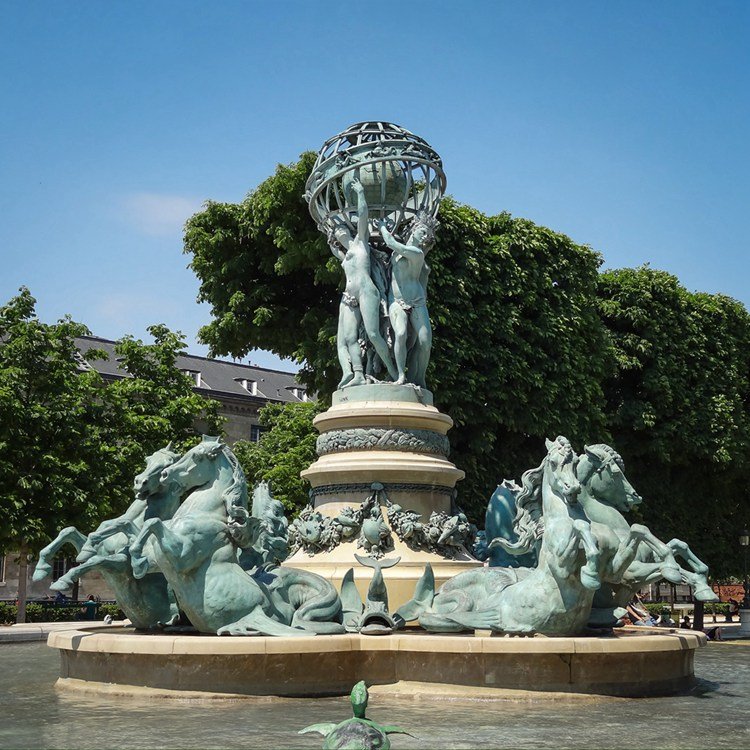 3.1. bronze water fountain