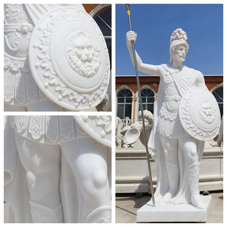 3.1. carving details for the marble warrior statue