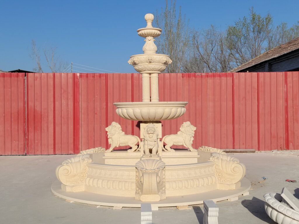 3.2. marble water fountain