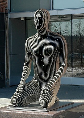4. metal figure sculpture