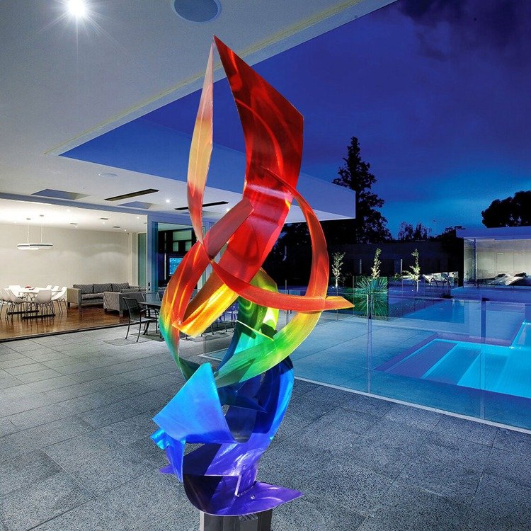 5. contemporary metal art sculpture