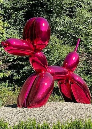 7. metal balloon sculpture
