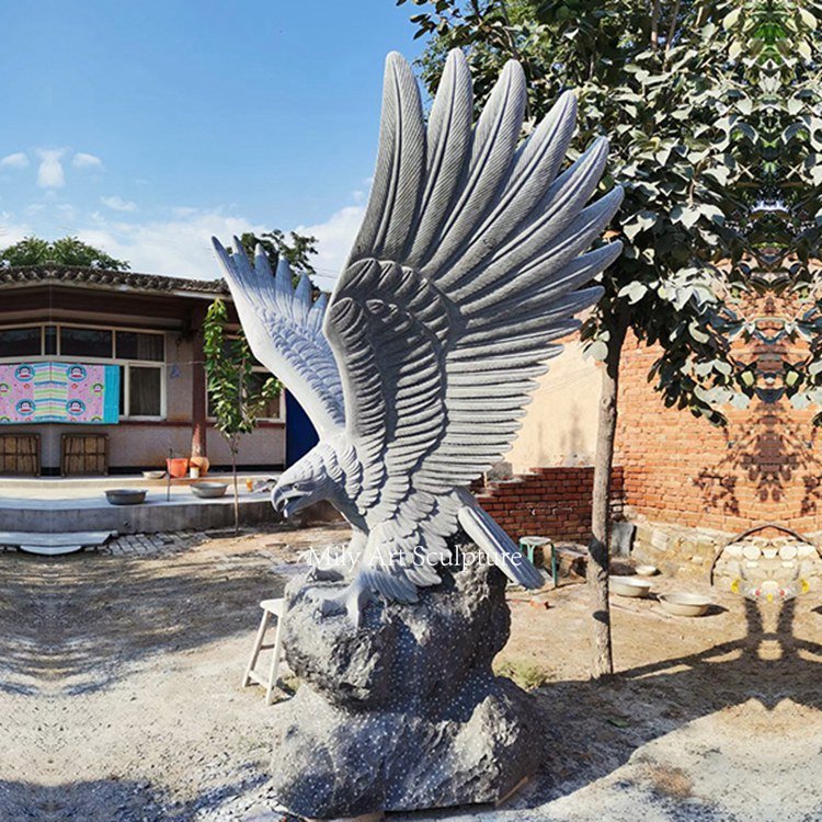 4. marble eagle statue