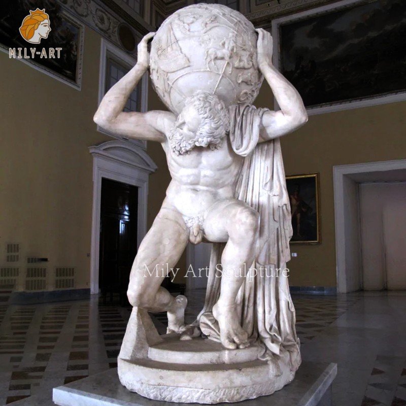 roman marble farnese atlas statue replica for sale mlms 223