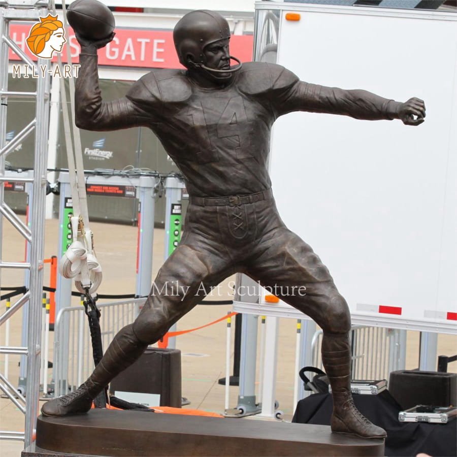 custom made casting bronze famous sports statue mlbs 156