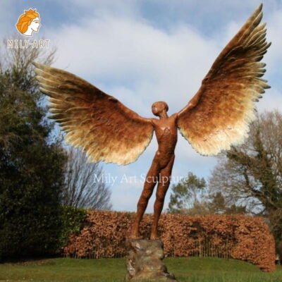 greek mythology icarus bronze statue for sale mlbs 150