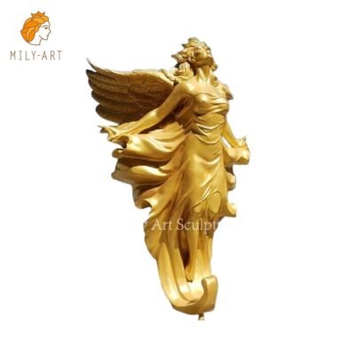 life size bronze flying angel statues for garden mlbs 149