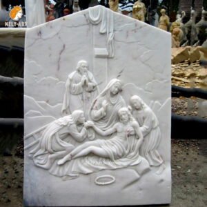 Marble Relief sculpture of jesus christ for Church