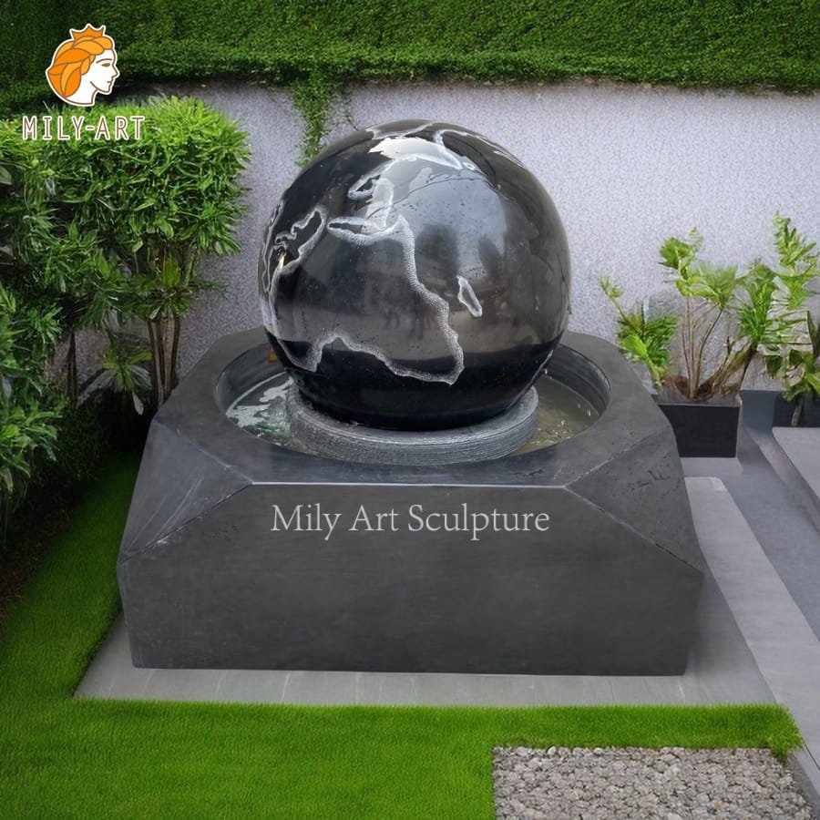 natural stone marble sphere ball fountains mlms 238 (复制)