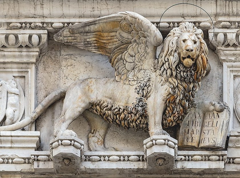 the winged lion of st mark