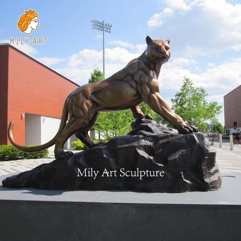 casting bronze panther school mascot statues mlbs 168
