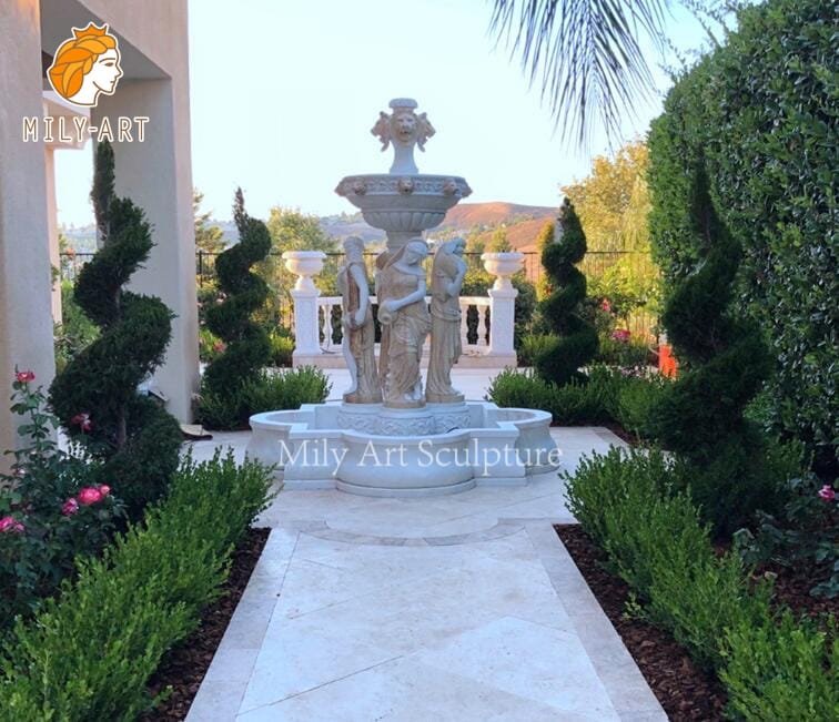 marble water fountain feedback from Mily Statue