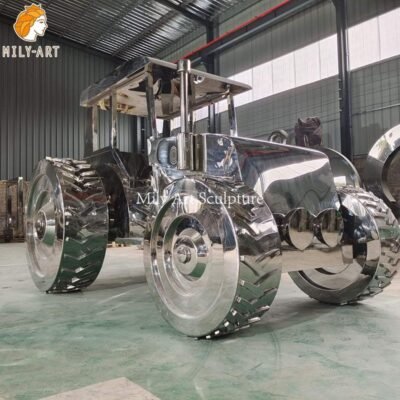 tractor statue
