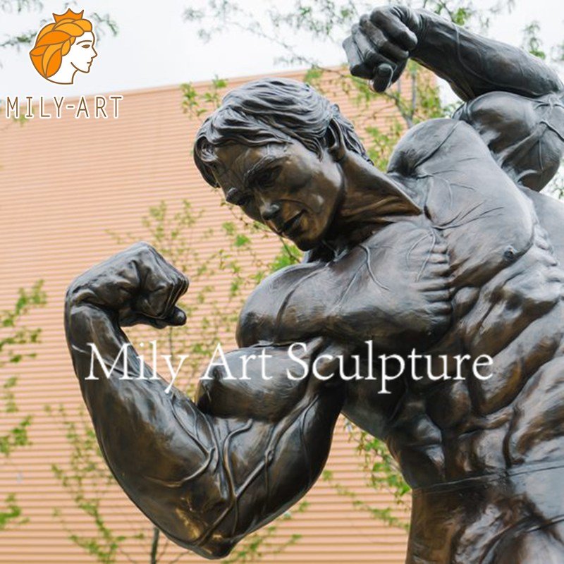 Life Size Bronze Bodybuilder Arnold Schwarzenegger Sculpture Manufacturer (4)