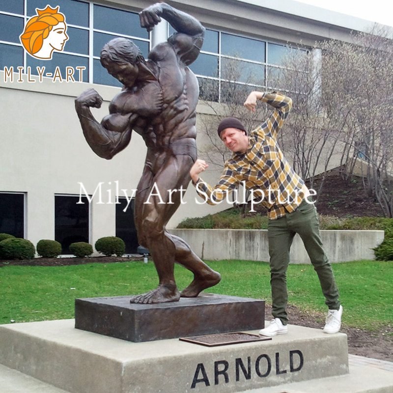 Life Size Bronze Bodybuilder Arnold Schwarzenegger Sculpture Manufacturer (7)