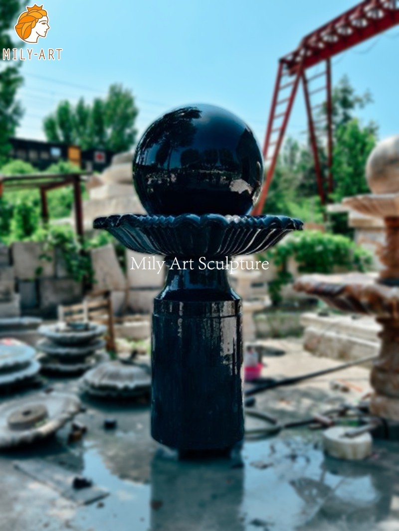 Granite Kugel Fountain
