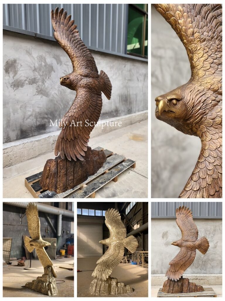 Life Size American Bald Eagle Statues - Milystatue - World Leading ...