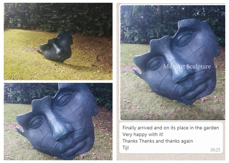 Belgium Bronze Face Sculpture Feedback