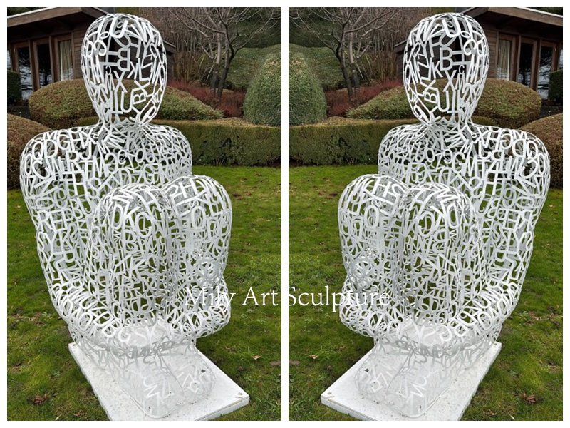 Swiss Metal Abstract Alphabet Sculpture Customer Feedback