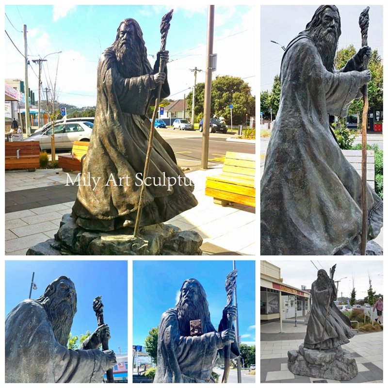 Bronze Life Size Gandalf Statue Details