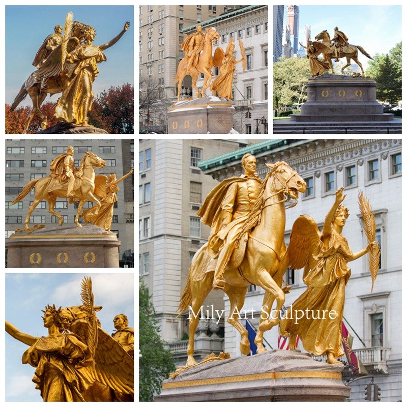 Casting Bronze William Tecumseh Sherman Monument Statue Details