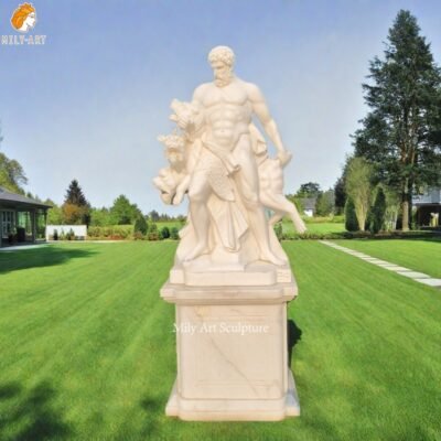 Famous Large Marble Farnese Hercules and Cerberus Statue