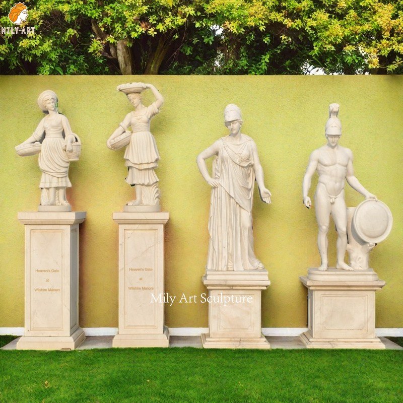 Life Size Ancient Marble Greek Statues for Yard Decor