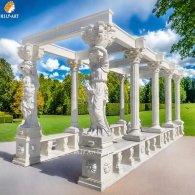 Outdoor Corinthian style Marble pavilion for Garden
