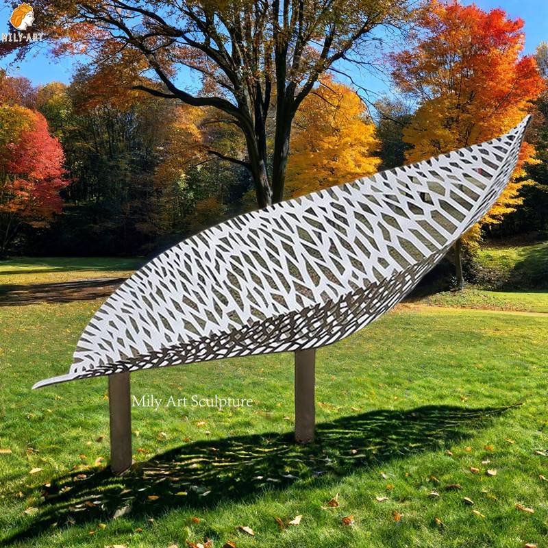 Outdoor Custom Large Giant Metal Leaf sculpture